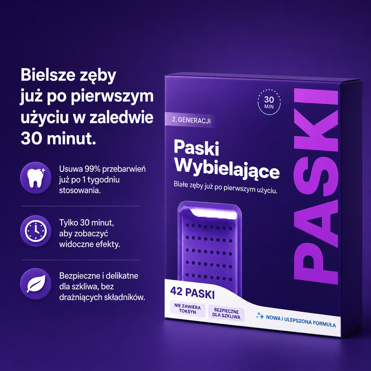 Paski Wybielające Zęby – Bielszy Uśmiech w 7 Dni