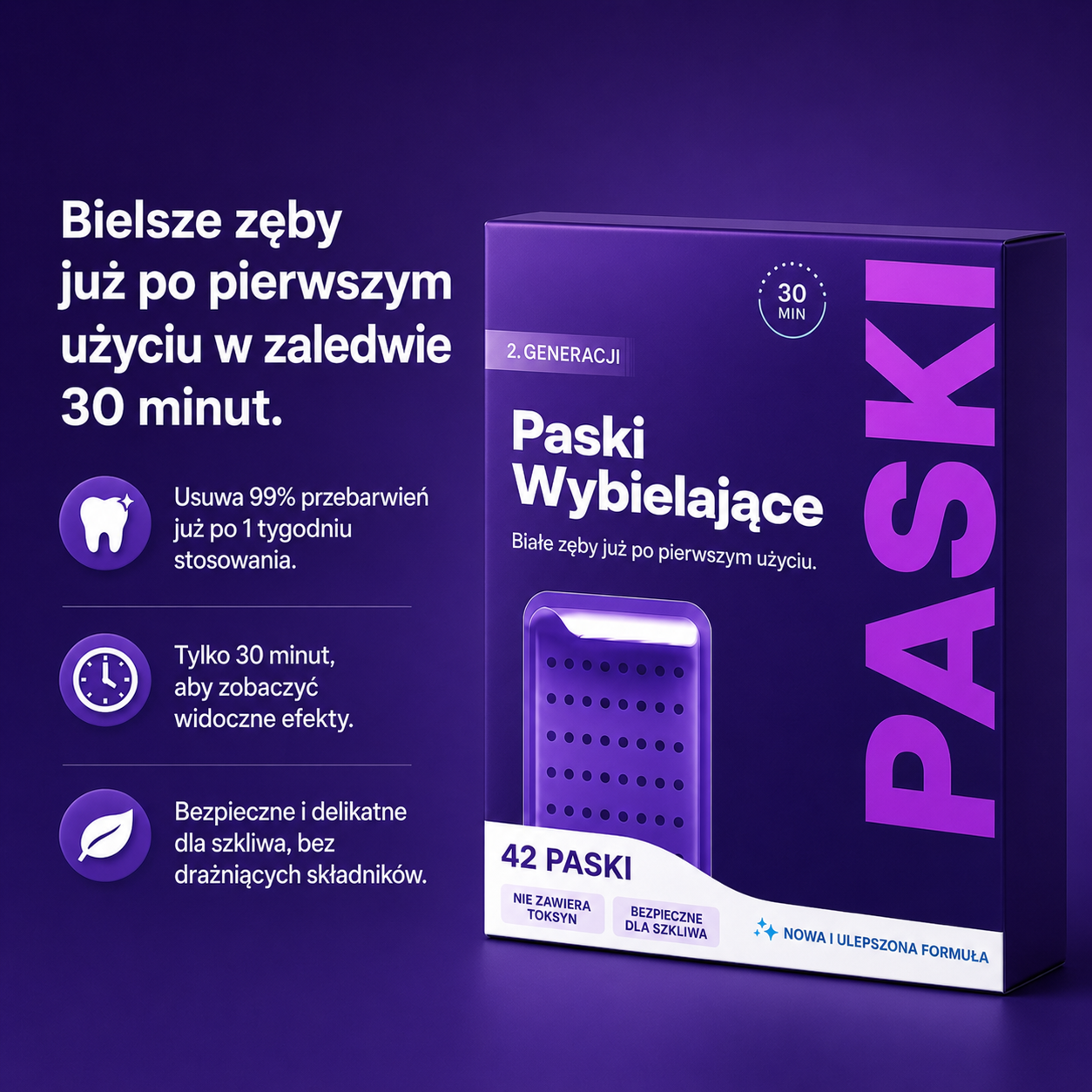 Paski Wybielające Zęby – Bielszy Uśmiech w 7 Dni