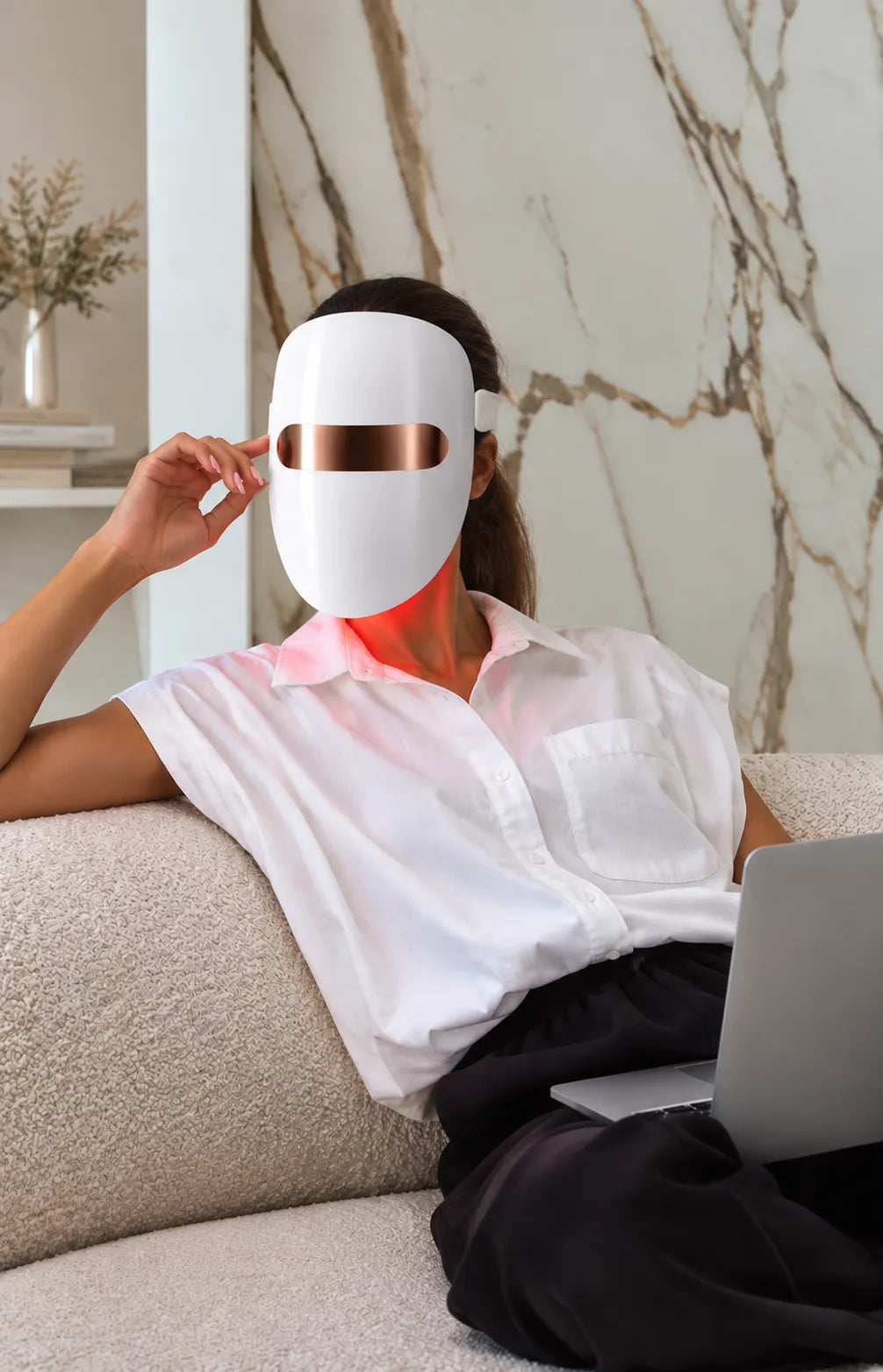 Maschera LED Viso – Fototerapia a Luce Rossa