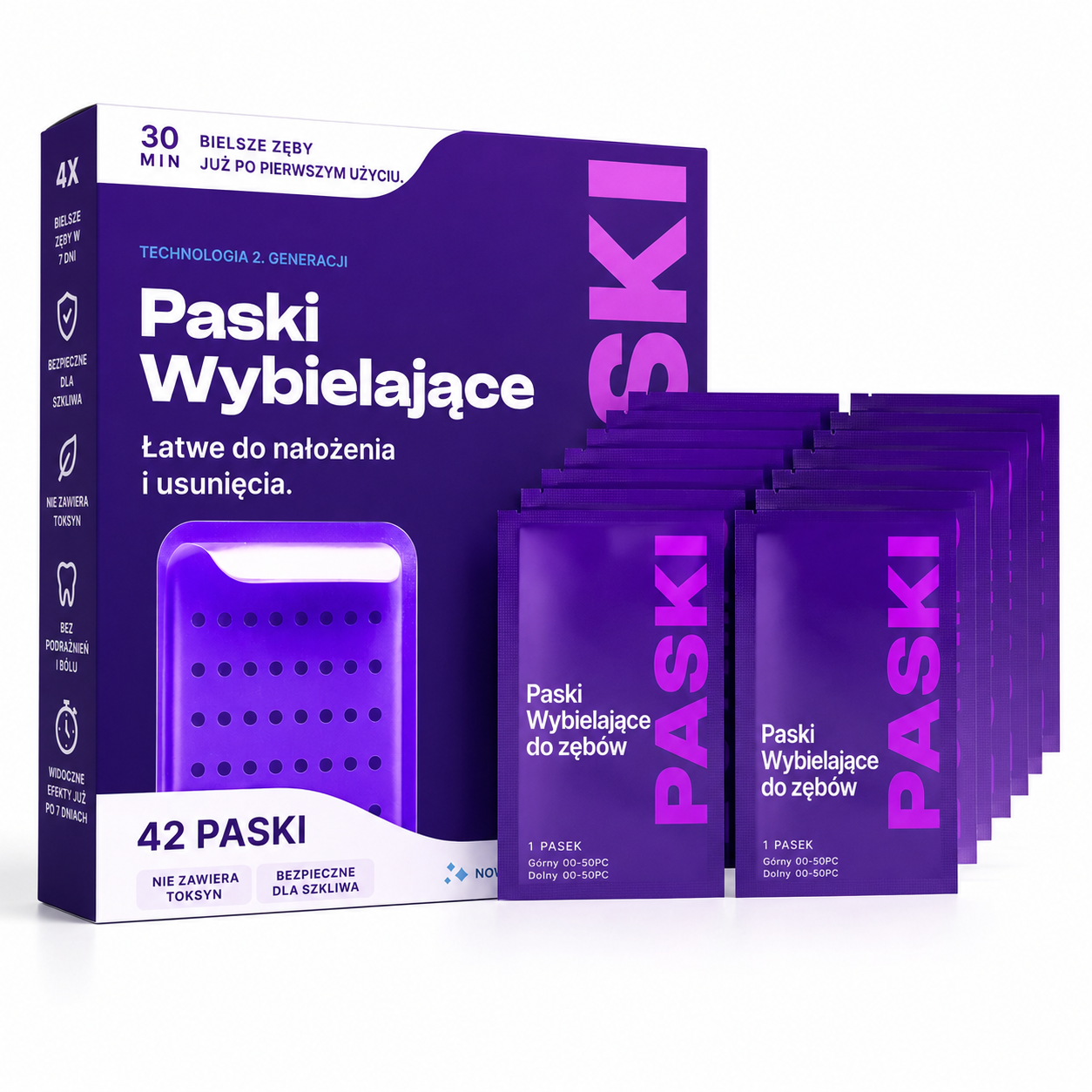 Paski Wybielające Zęby – Bielszy Uśmiech w 7 Dni